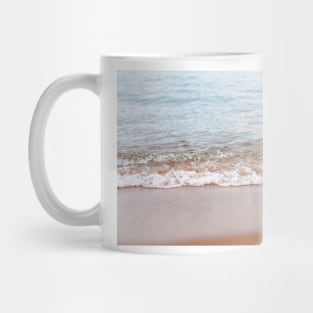 Relaxing Waves and Sandy Beach in Summer Mug